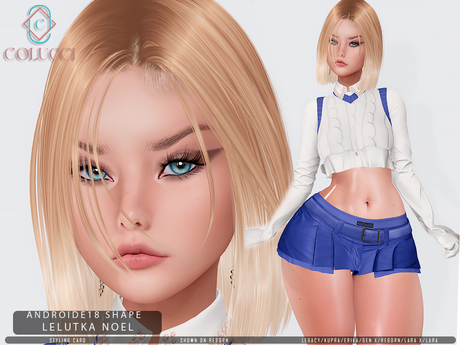 Second Life Marketplace - Androide18 Shape Lelutka Noel